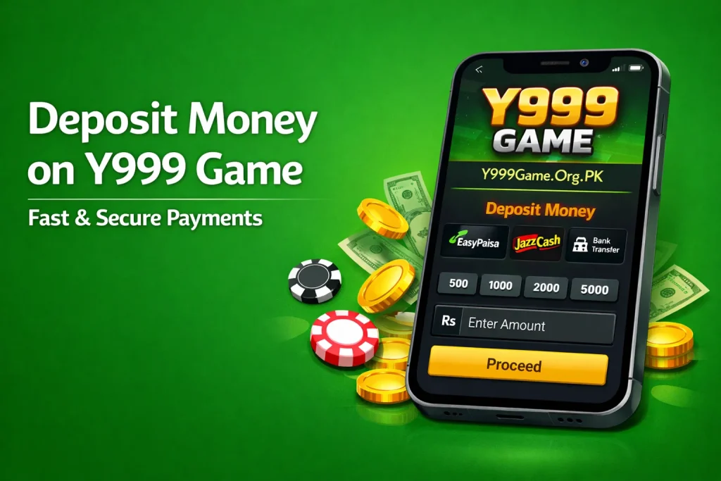 Deposit Money on Y999 Game