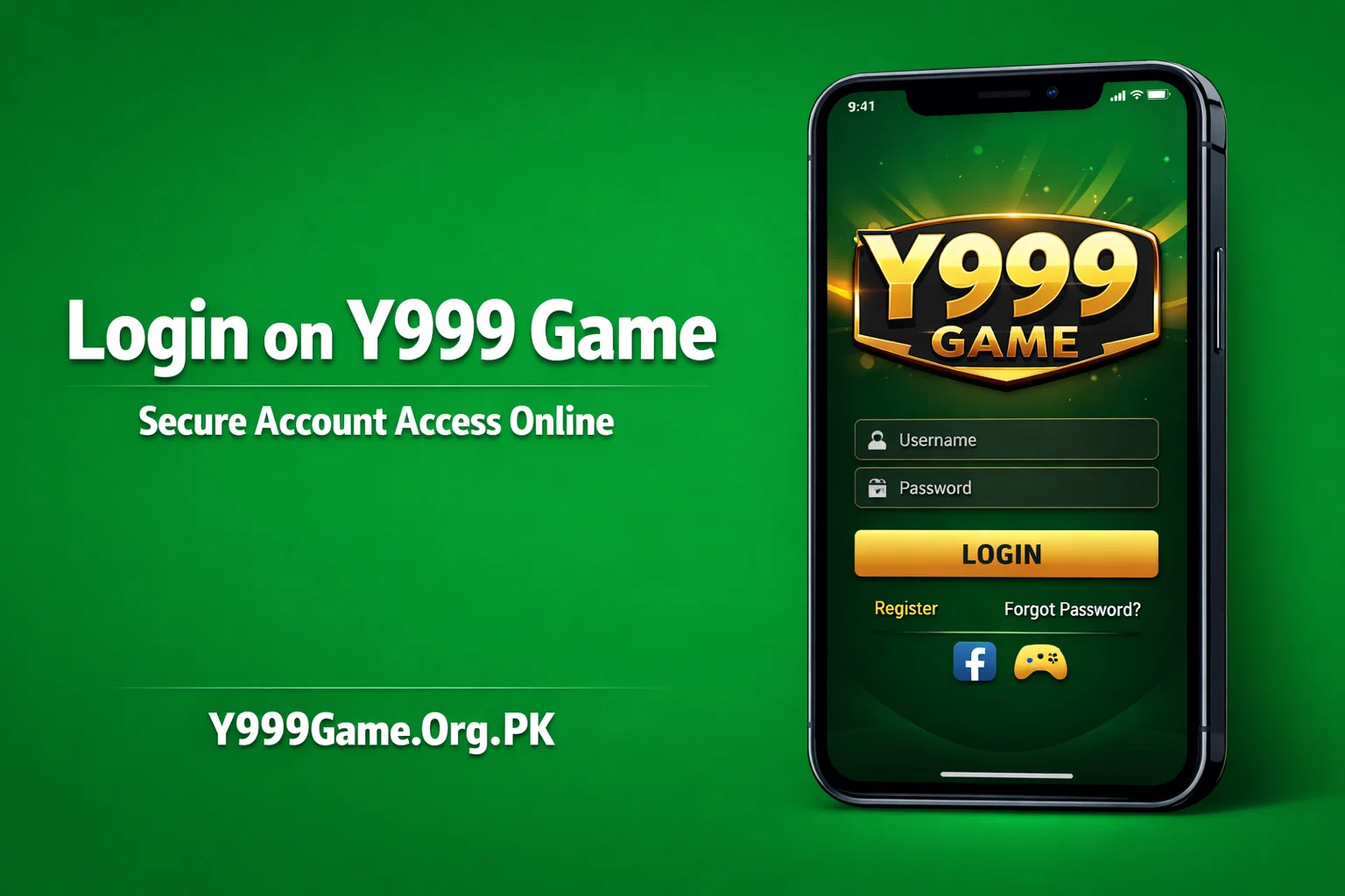 Login on Y999 Game